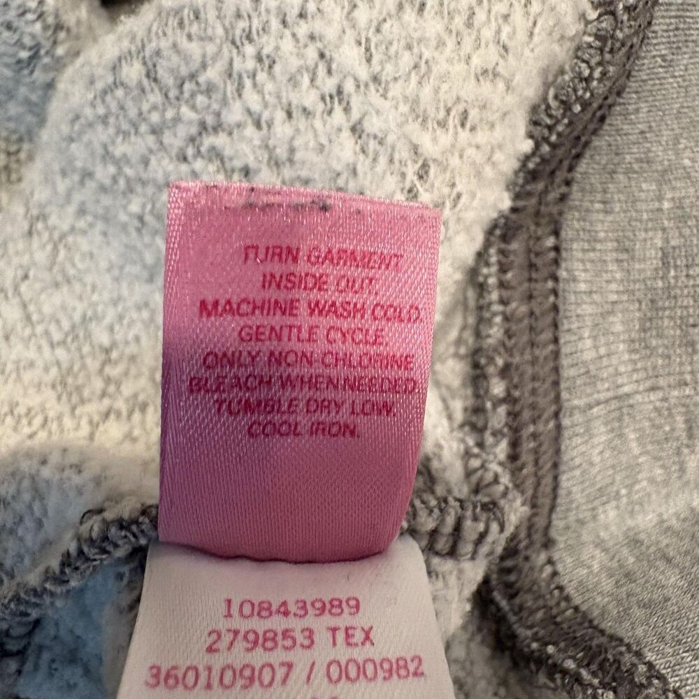 Texas Longhorns Sweatshirt Womens Large Gray NCAA Football PINK Victoria's - Picture 6 of 6